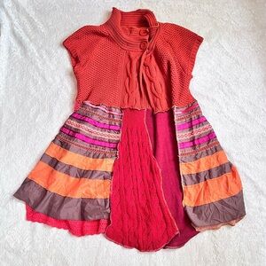 Upcycle by Jelbel one of a kind patchwork sweater